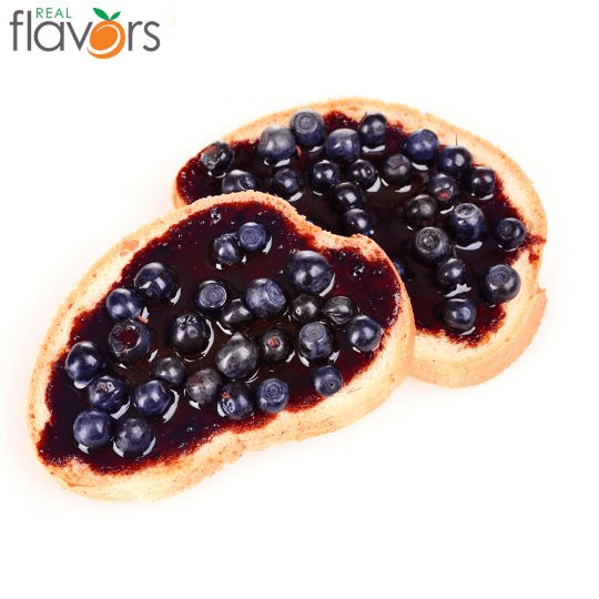 Real Flavors - Blueberry Jam with Toast