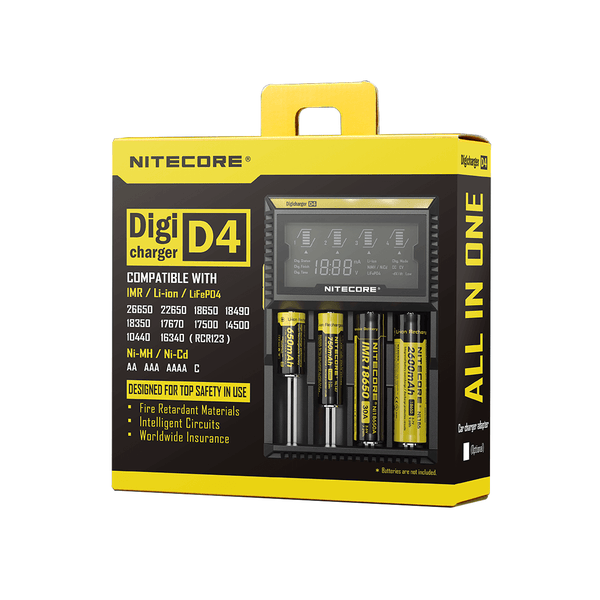 Nitecore D4 Four Bay Battery Digicharger